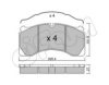 CIFAM 822-603-0 Brake Pad Set, disc brake